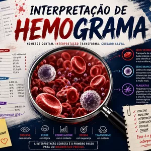 Imagem do curso INTERPRETAÇÃO DE HEMOGRAMA