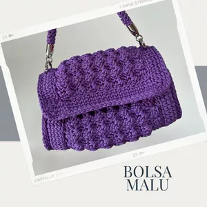 Bolsa Malu - Curso de Crochê>