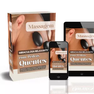 Imagem de capa para o Ebook Curso Massagem Miraculosa com Pedras Quentes