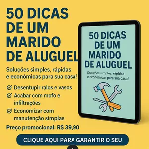 Imagem de capa para o Ebook 50 dicas de um marido de aluguel 