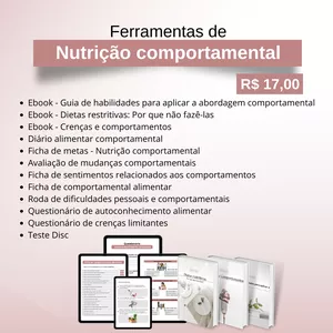 Imagem de capa para o Ebook Ferramentas de Nutrição Comportamental