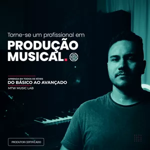 Imagem de capa para o Curso online Curso de Produção Musical Completo - MTW Music Lab
