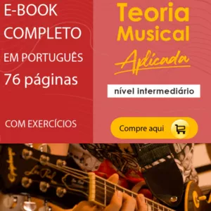 Imagem de capa para o Ebook Teoria musical (nível intermediário)