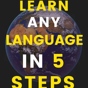Cover image for Ebook Learn Any Language in 5 steps.