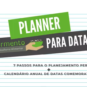 Imagem principal do produto Planner Fermento para Datas