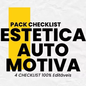Imagem de capa para o Ebook Pack Checklist para Estéticas Automotivas 