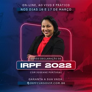 Imagem de capa para o Curso online Curso Declaração IRPF 2022