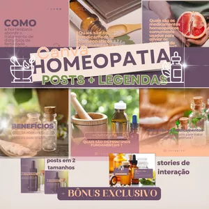 Imagem do curso Canva Homeopatia