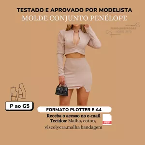 Imagem de capa para o Ebook Molde Conjunto Penélope