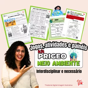Imagem de capa para o Ebook Kit Meio Ambiente - atividades, jogos e painéis