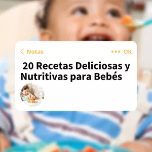 Imagen de portada para Ebook 20 Recetas Deliciosas y Nutritivas para Bebés