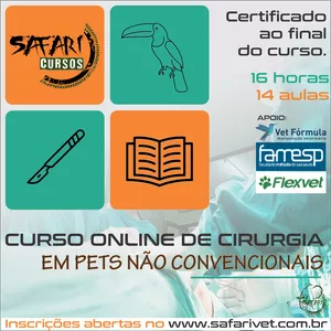 Imagem do curso Curso Online de Cirurgia em Pets Não Convencionais