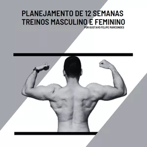 Imagem de capa para o Ebook PLANEJAMENTO DE 12 SEMANAS TREINOS MASCULINO E FEMININO