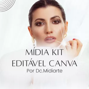 Imagem de capa para o Curso online MÍDIA KIT EDITÁVEL CANVA