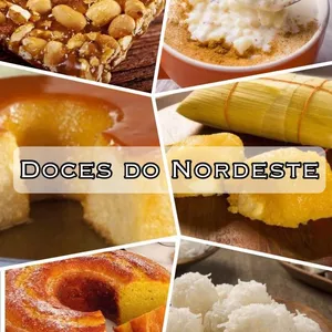 Imagem de capa para o Ebook Doces do Nordeste 