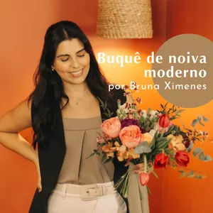 Imagem de capa para o Curso online Buquê de noiva moderno 