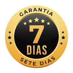 Fique tranquilo(a) em relação ao seu investimento. A sua compra é sem risco e você tem 7 dias de garantia incondicional. Se durante este período você decidir que o produto não é adequado para você ou que ainda não está preparado no momento, tudo bem. Basta solicitar o reembolso que receberá o seu dinheiro de volta.