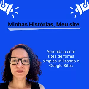 Imagem de capa para o Curso online Minhas histórias, meu site.