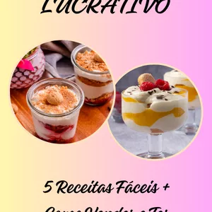 Imagem de capa para o Ebook Bolo no pote + renda extra