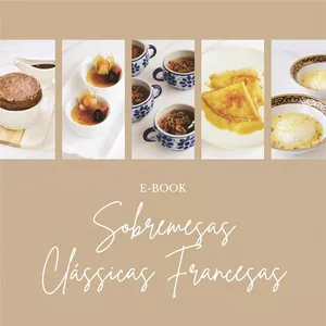 Imagem de capa para o Curso online E-book Sobremesas Clássicas Francesas 