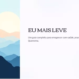 Imagem de capa para o Ebook EU MAIS LEVE!