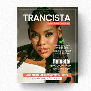 Imagem de capa para o Ebook Template Trancista 2