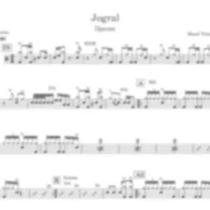 Imagem de capa para o Ebook Jogral - Partitura de Bateria