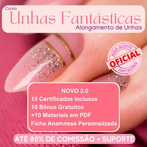 Imagem de capa para o Curso online Alongamento de Unhas - Unhas Fantásticas