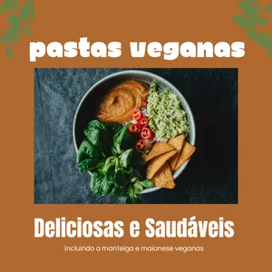 Imagem de capa para o Ebook Veggie Vibes - Pastas Veganas