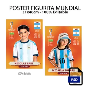 Imagen de portada para Curso online Figurita Poster Mundial PSD