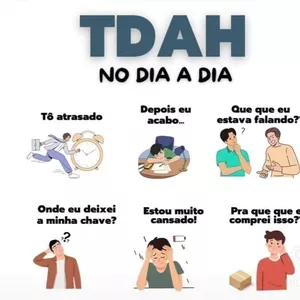 Imagem de capa para o Ebook TDH  NO DIA A DIA