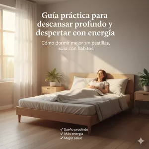 Imagen de portada para Ebook Guía práctica para descansar profundo y despertar con energía