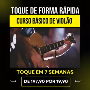 Imagem de capa para o Ebook Treinamento - Violão em 7 semanas