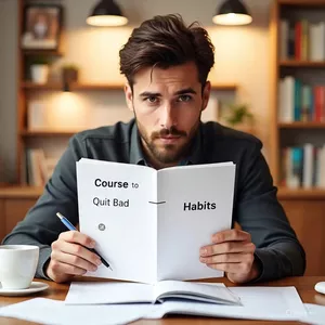 Imagen de portada para Curso online Como quitarse malos habitos :)