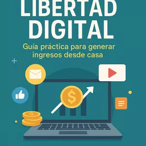 Imagen de portada para Ebook Libertad Digital: Genera Ingresos Pasivos Desde Casa con Productos Digitales