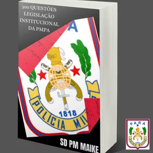 Imagem de capa para o Ebook 300 QUESTÕES LEGISLAÇÃO INSTITUCIONAL da PMPA