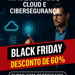 Imagem do curso Curso de Infraestrutura de TI, Cloud e Cibersegurança