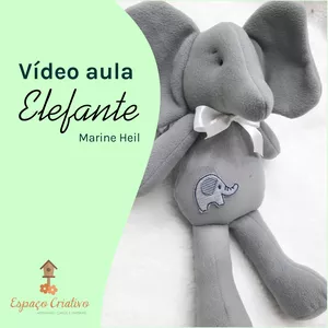 Imagem de capa para o Curso online Elefante Fofinho  - Vídeo Aula e Projeto 
