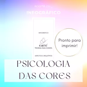 Imagem de capa para o Ebook INFOGRÁFICO | PSICOLOGIA DAS CORES | CARTÈ