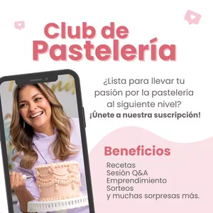 Imagen de portada para Curso online Club de Pasteleria Vainilla Cakes by Luisa Quiroz