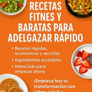 Imagen de portada para Ebook recetas para bajar de peso rápido