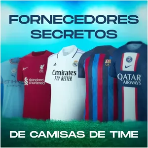 Imagem de capa para o Ebook Fornecedores Secretos de Camisas de Time