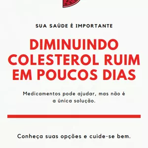 Imagem do curso DIMINUINDO COLESTEROL RUIM EM POUCOS DIAS 