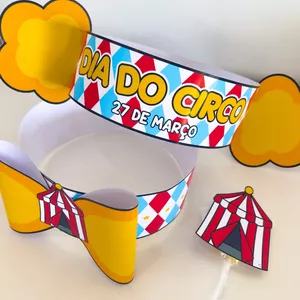 Imagem de capa para o Ebook Lembrancinhas para o Dia do Circo.