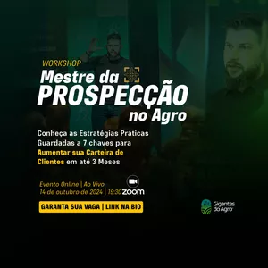 Imagem de capa para o Curso online O Mestre da Prospecção no Agro