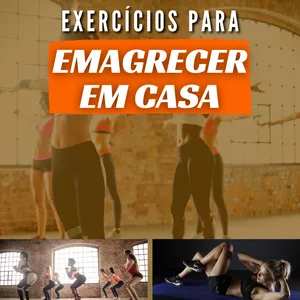 Imagem de capa para o Ebook 40 Exercícios para emagrecer em casa