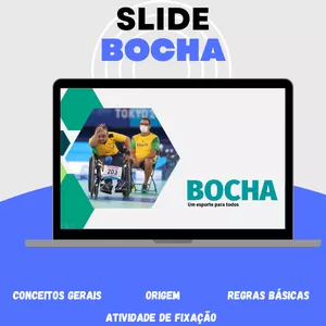 Imagem de capa para o Ebook SLIDE BOCHA: Conceitos gerais, origem, regras básicas e atividade de fixação