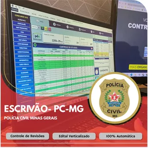Imagem do curso Planilha do Aprovado - PC-MG - Escrivão