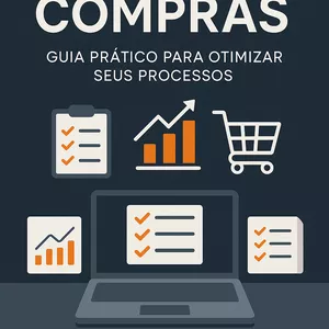 Imagem de capa para o Ebook ROTINAS DE COMPRAS  Guia prático para otimizar seus processos