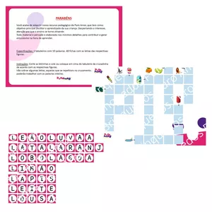 Imagem de capa para o Ebook Cruzadinha letra L